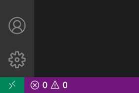 VS Code 왼쪽 하단의 Window
Indicator