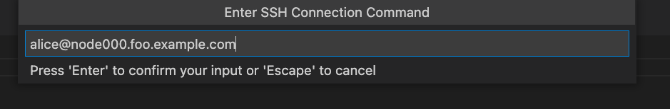 새 노드를 추가하기 위한 입력 상자