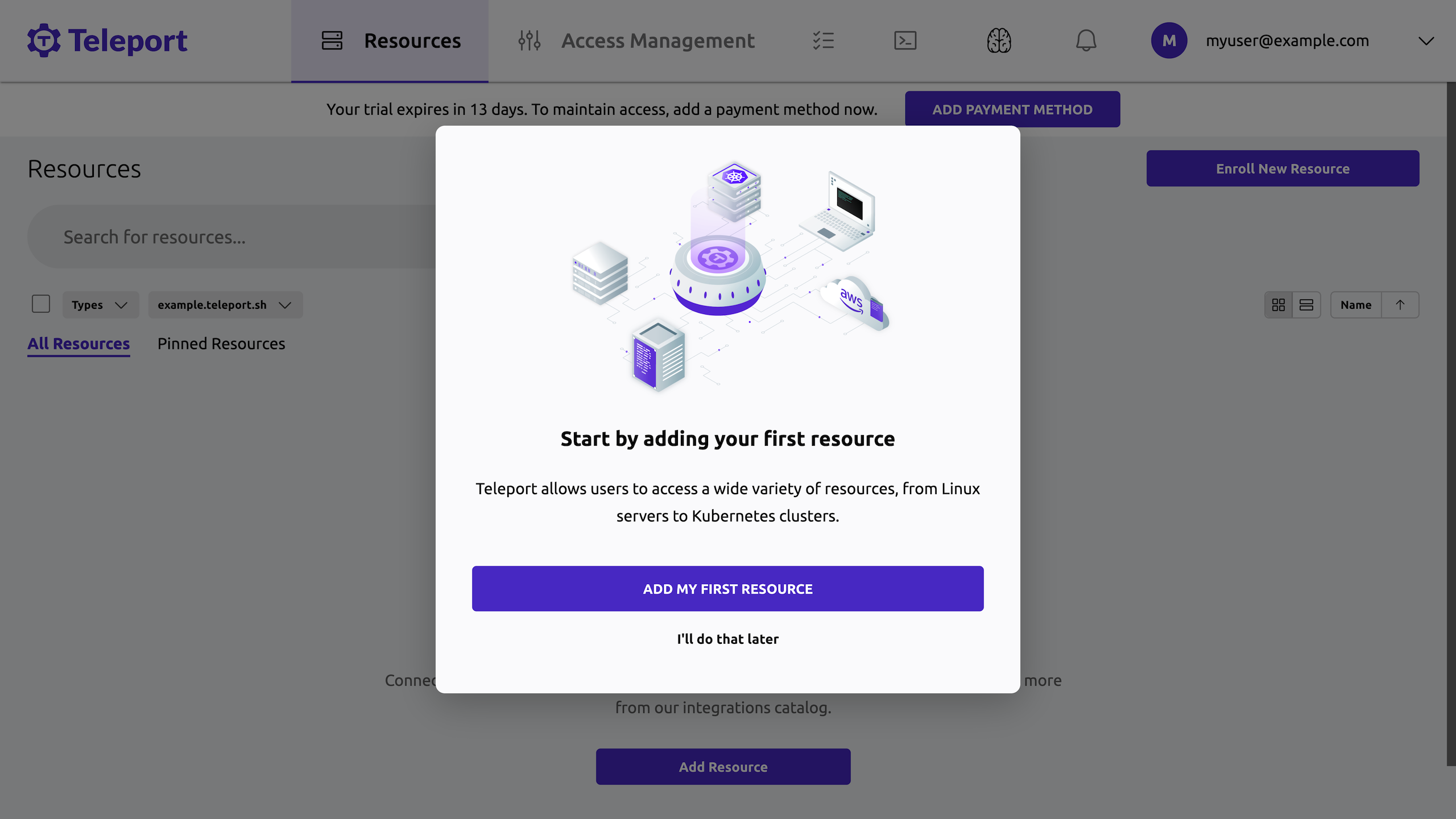 첫 리소스 추가