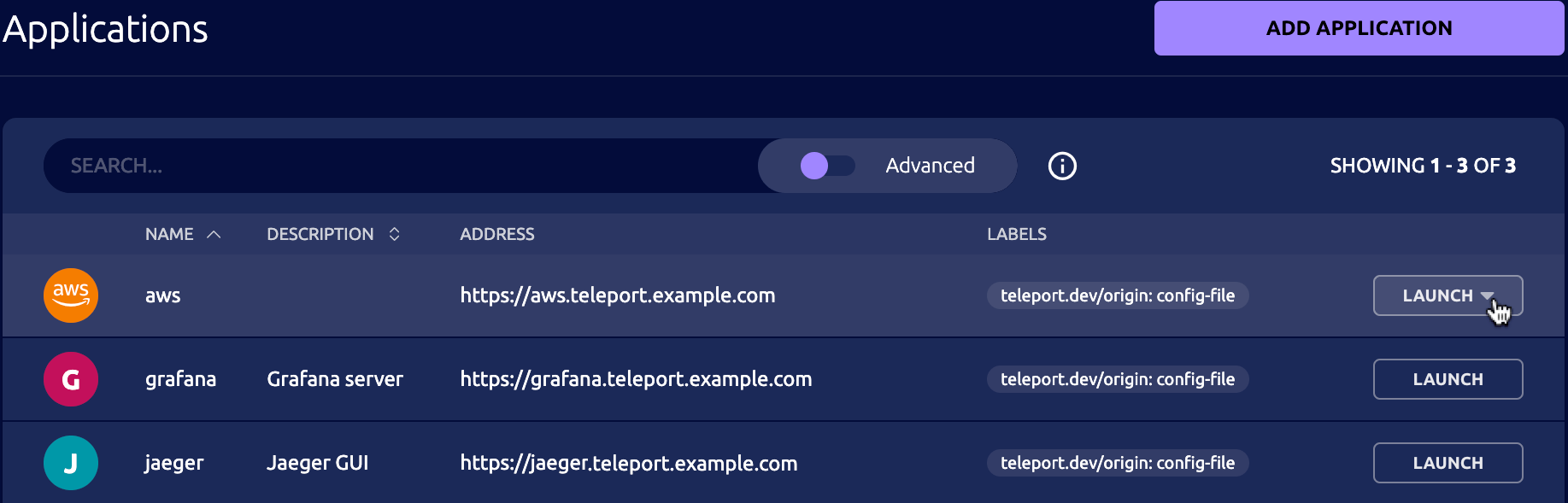 IAM 역할 선택기
