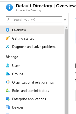 관리에서 Enterprise Applications 선택